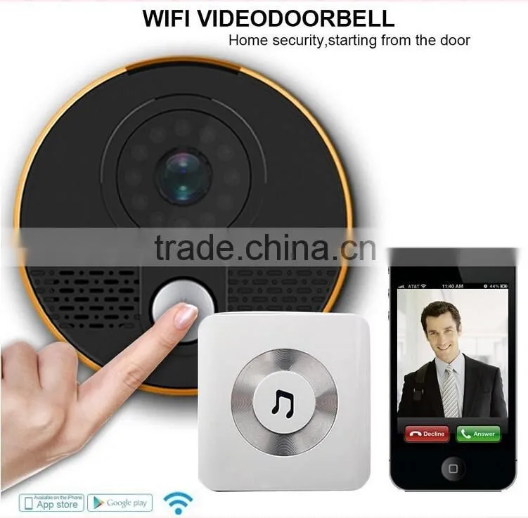 New Released Hot villa audio wireless intercom Door Phone With HD Video Camera