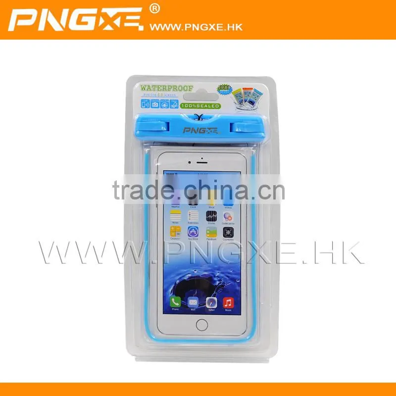 wholesale hot selling soft pvc waterproof bag for iPhone 6 for Samsung S7