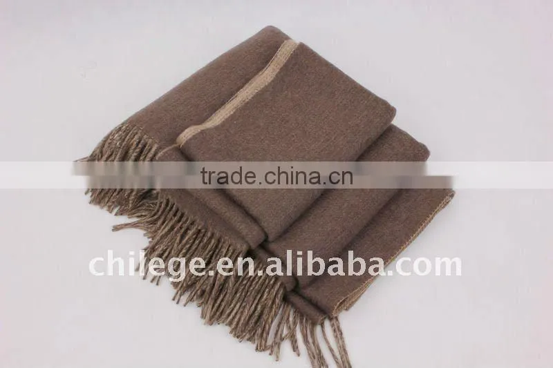 100% wool blanket throw/100% cashmere blanket throw