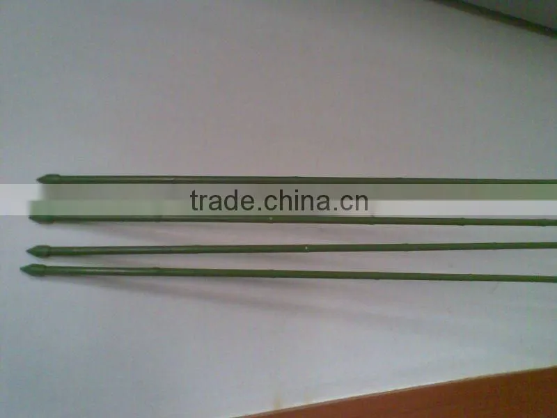 plastic coated steel garden bamboo tube