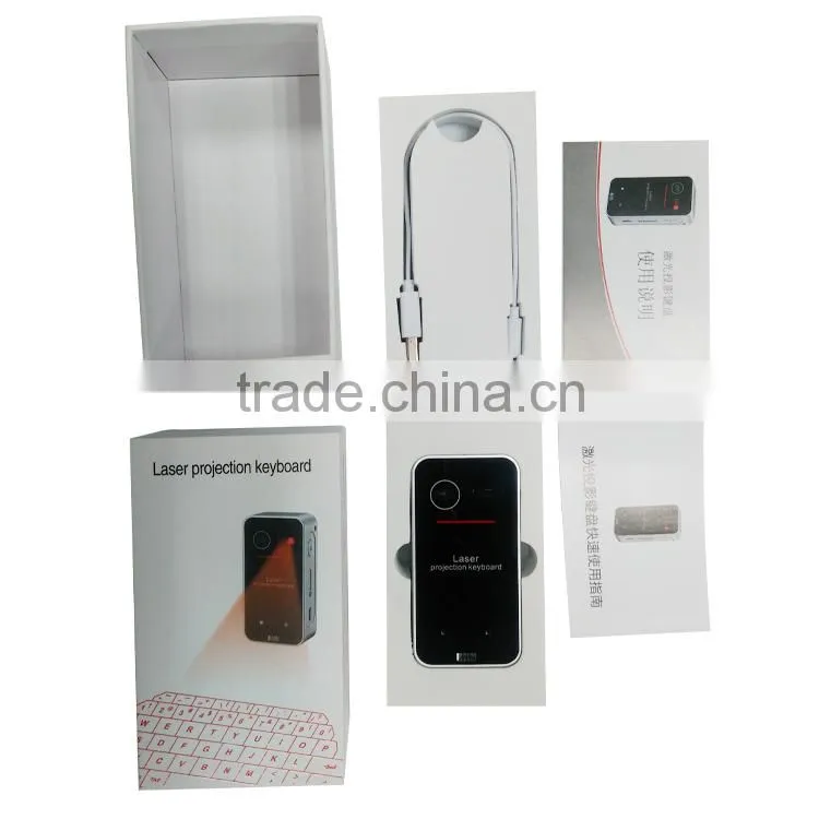 2015 hot sell projection virtual wireless mouse and keyboard bluetooth laser keyboard for iphone and android phone