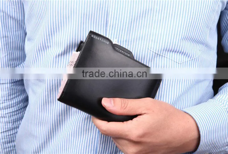 Handmade Business Young Men Wallet with Card Holder and Coin Slot Top Grain Cowhide Leather