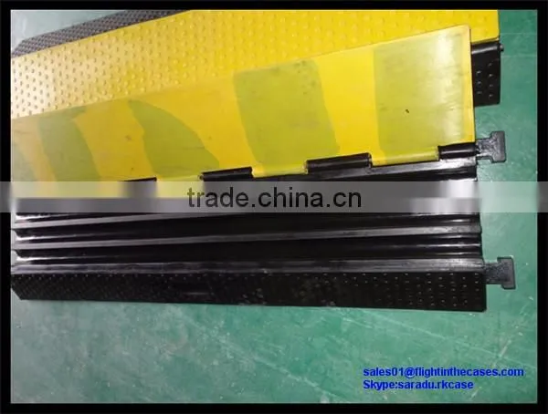 Professional 5 Channel Rubber Cable Ramp Outdoor