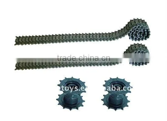 Tank parts-metal track/driving wheel /idler wheel set for 1/16 Panzer III tank