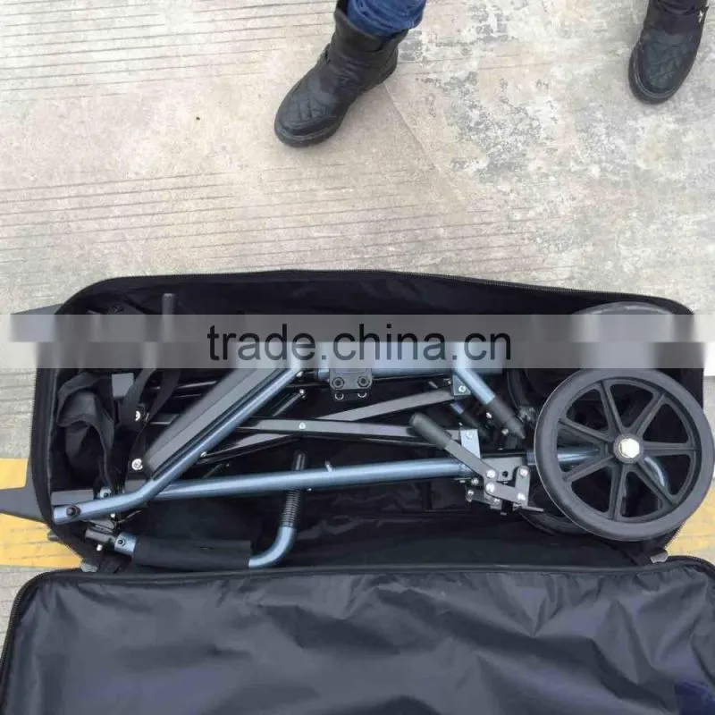 2016 Travel Model Folding Manual Aluminum Wheelchair/Sillas de Ruedas Desmontable