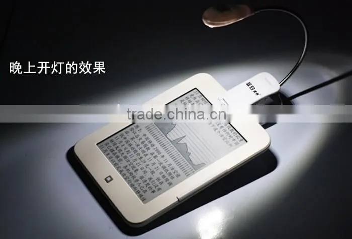 Extra-Bright 4 LED Book Reading Light Easy Clip 2 Brightness Settings, Soft Padded Clamp. Perfect for Bookworms