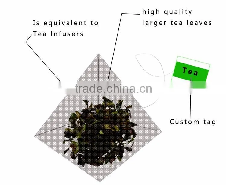 OEM Afternoon Simple Tea Bag Pyramid Teabags