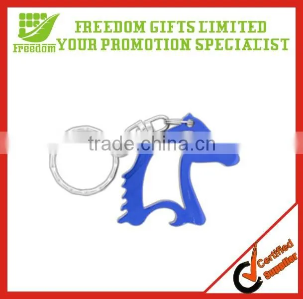 Promotional customer laser logo keychain bottle opener
