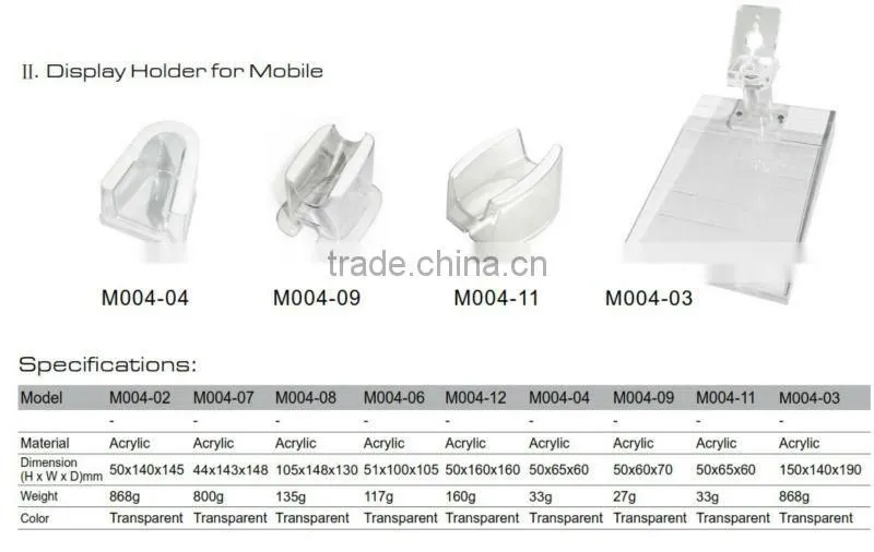 Acrylic Display holder for Tablet PC / iPad