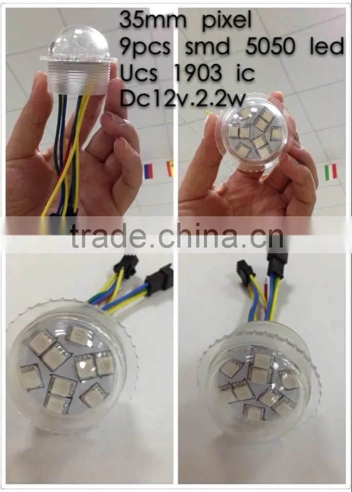 milk color cover 35mm arduino matrix led pixel light