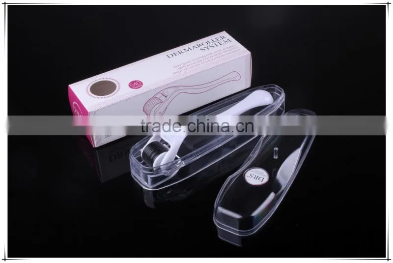 DRS540 Best seller 540 needles white , black , silver , gold color plastic handle derma roller