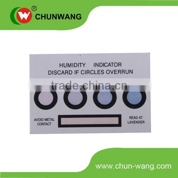 Hot Selling Moisture Color Change 4 Spots Humidity Indicator Sticker