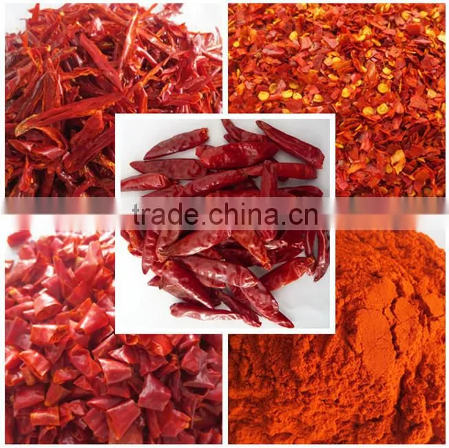 Cute dried red whole lantern chilli