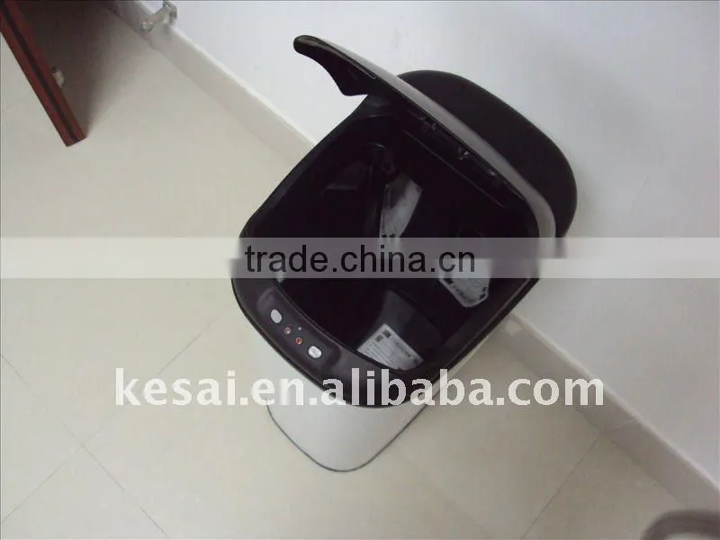 Stainless Steel Sensor Trash Bin Automatic trash can dustbin garbage can Hand Free-KSLD-3-15LB one touch dustin