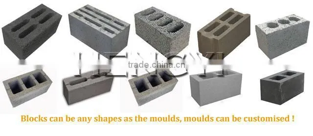 QT4-15/refractory brick cutting machine/ Factory price press machine clay brick/High quality hydraulic press brick machine