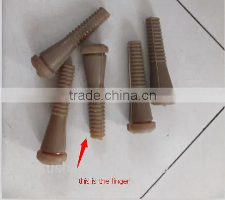 chicken plucker and poultry plucker with rubber finger