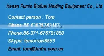 Automatic straw biomass briquette machine