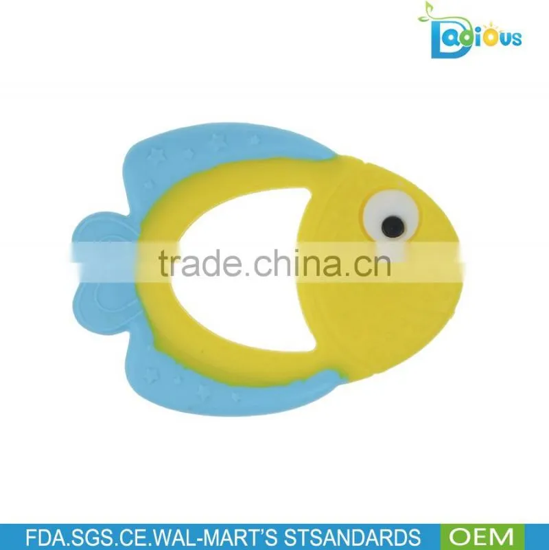 High quality 100% food grade silicone baby teether Corn teether