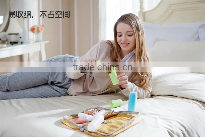 portable mini waterproof traveling washing storagebox with cover/toothbrush cup --fruit green JY029-3