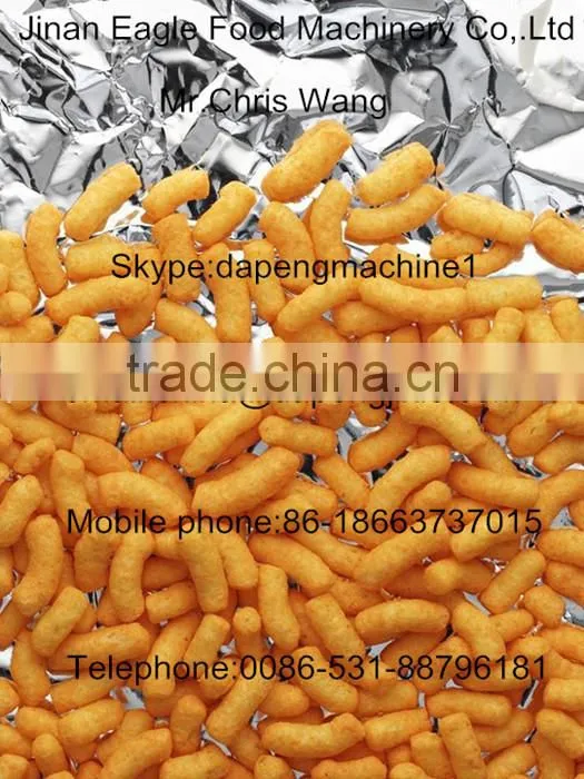 Extruded Puffed Corn Snacks Production Line