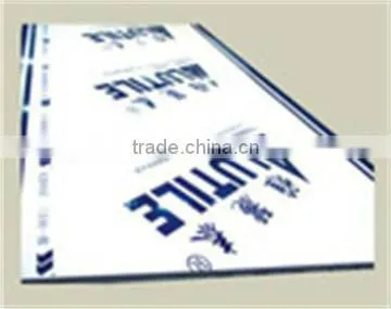 Black and white protective film for stainless steel sheet
