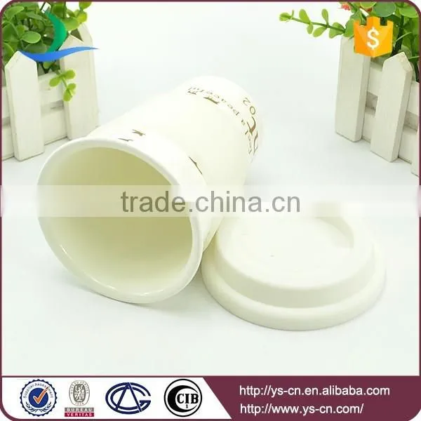 2015 Modern Ceramic Promotional Mug Silicon Lid