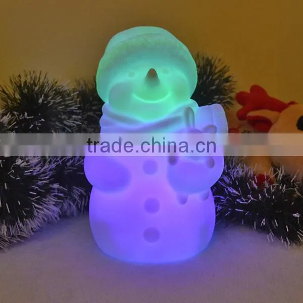 LED multi-colour change rabbit shaped night light for whole sale