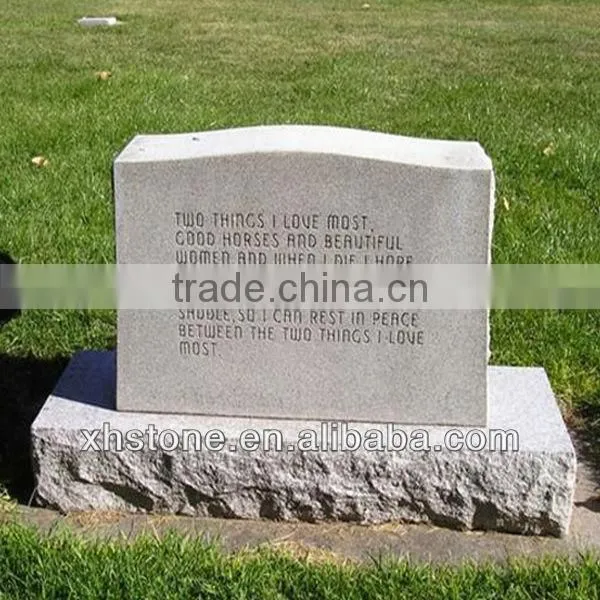 Mary Granite Memorial Headstone for Hot Sale