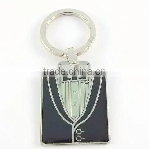 Cute design metal love couple keychains