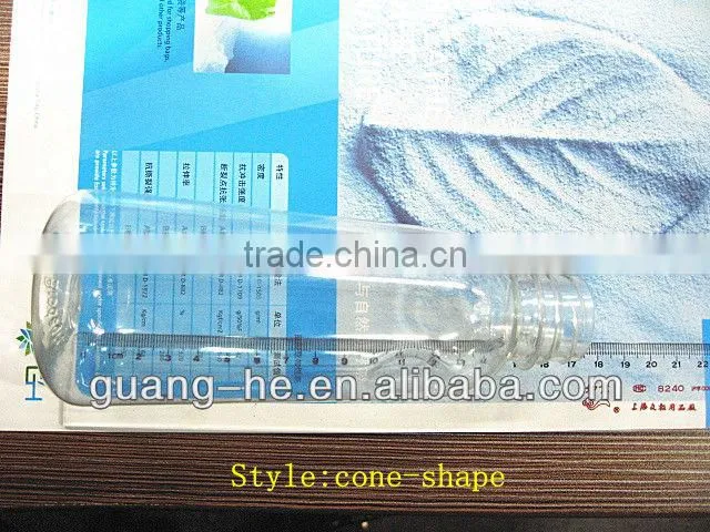 350ml biodegradable clearly pla liquor bottle/polylactide plastic mineral pla water bottle
