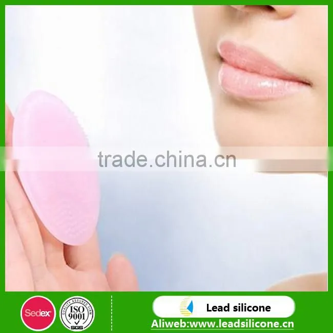 Female Silicone Facial Brush Cleaner, Silicone Face Cleaning Brush