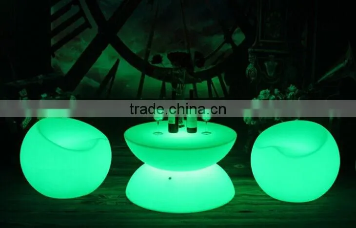 hot sale restaurant bars table with RGBW
