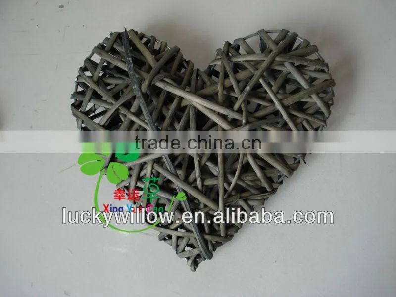 2013 wicker hanging heart for home&garden decration/Christmas craft