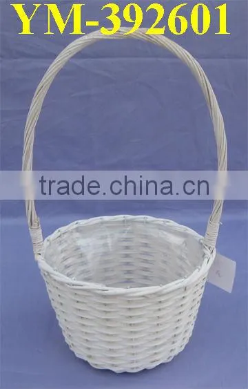 inexpensive beautiful small wicker gift basket for flower