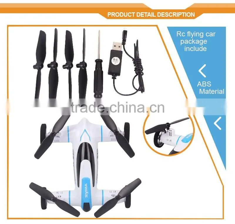 Novelty Products Chinese 2.4G RC Drone Syma X9 Flying Car Mini Dron
