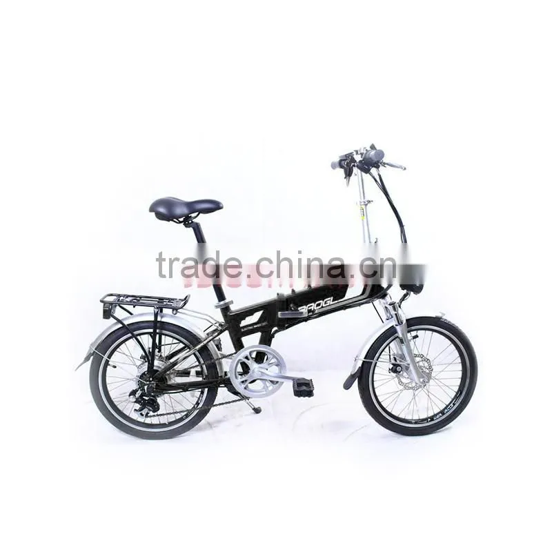 20 inch electric folding bike with shamino 6-speed geer