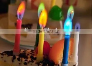 Romantic Coloured Flame Birthday Candle