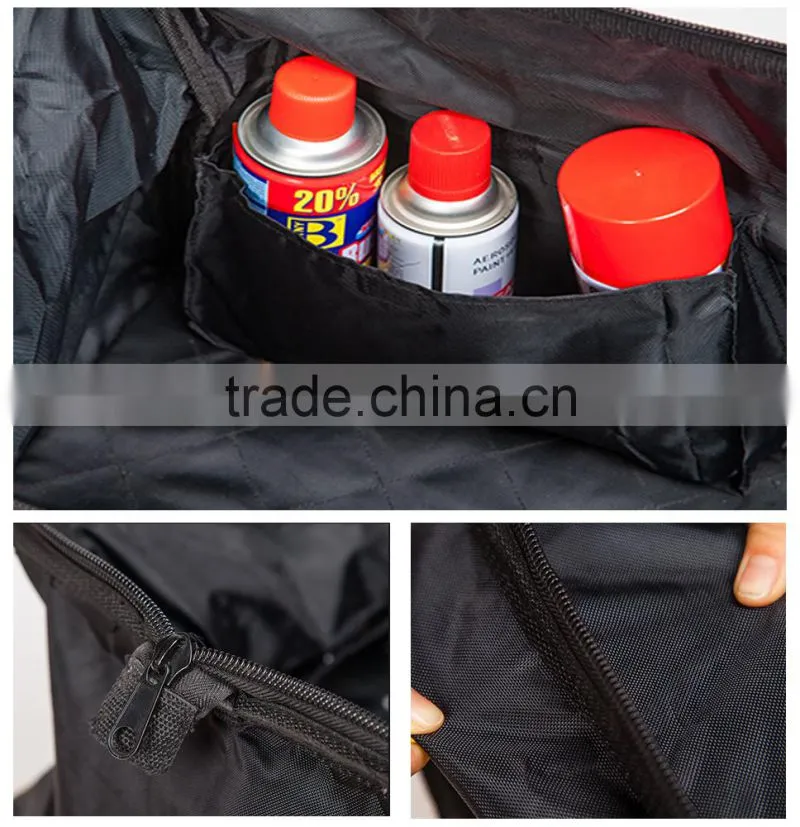 Large capacity fold electrical tool kit bag