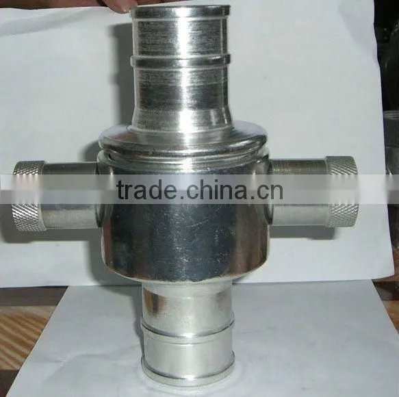 Fire hose with aluminum John morris coupling