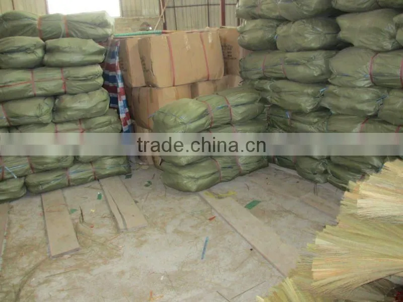 Natural Silver grass straw broom