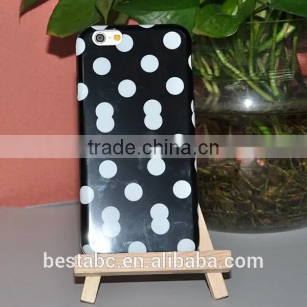 Frosted TPU stand phone accessory for iphone 6 , for apple iphone 6 case