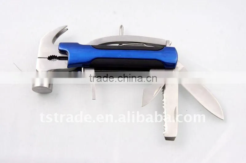2014 Promotion new design stainless steel hammer household and outdoor multi hammer