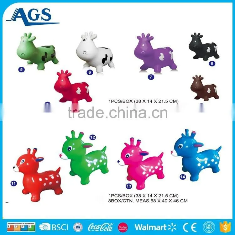 Factory custom pvc toy animal lovely inflatable dog