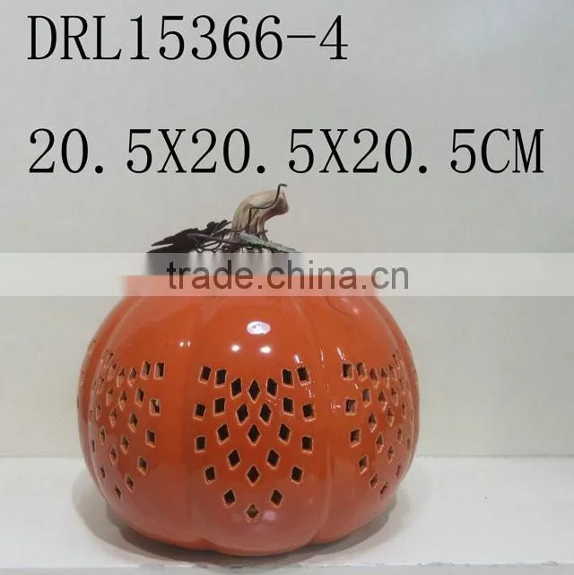Hollow pumpkin ceramic lantern festival holloween decorations