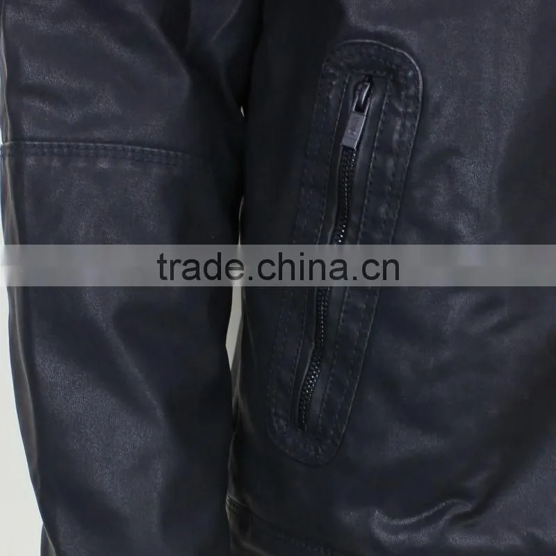 Wholesale Cheap Men's Fashion Leather Jacket