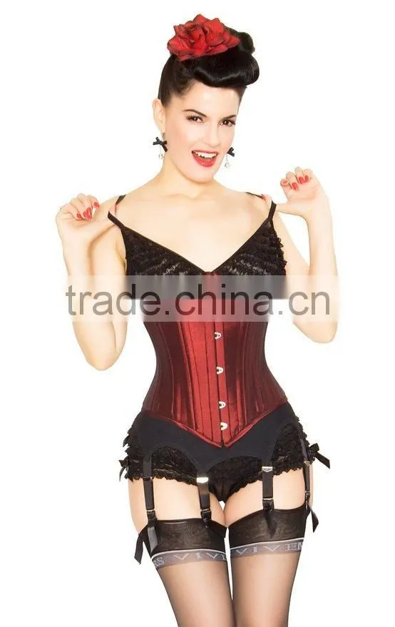 Hot Sale waist trainer Strapers Sexy 26 double steel bones 20 spriral steel bone waist training corsets for sale