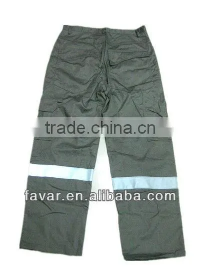 FR cotton oil field industrial workwear cargo pants men with many pockets
