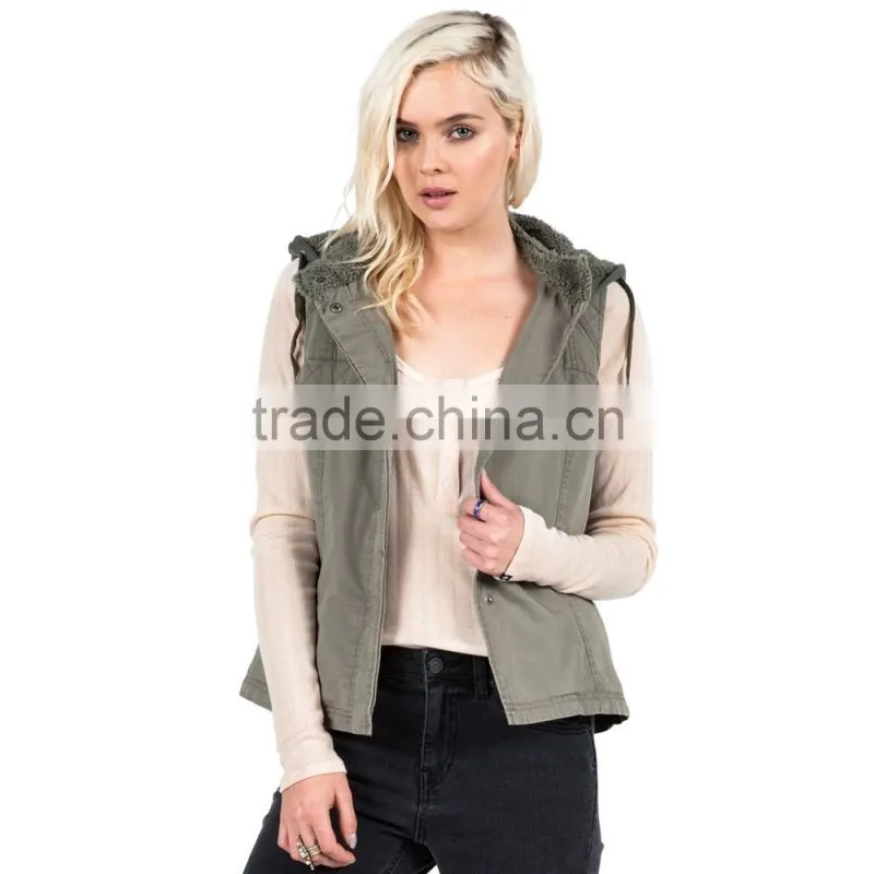 cotton canvas vest