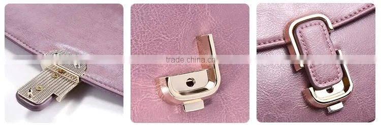 Hot Sale Popular Ladies Genuine Split Cow Leather Bags Wholesale High Quality Women Small Pink Messenger Bag