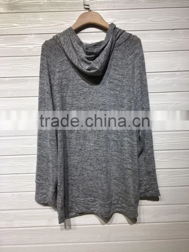 GZY good quality long sleeve casual lady blouse & top